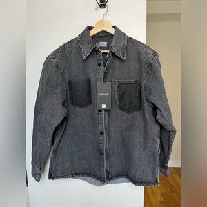 Maison Mined (Korean brand on Musinsa) Dual Pocket Black Denim Shirt Men’s S